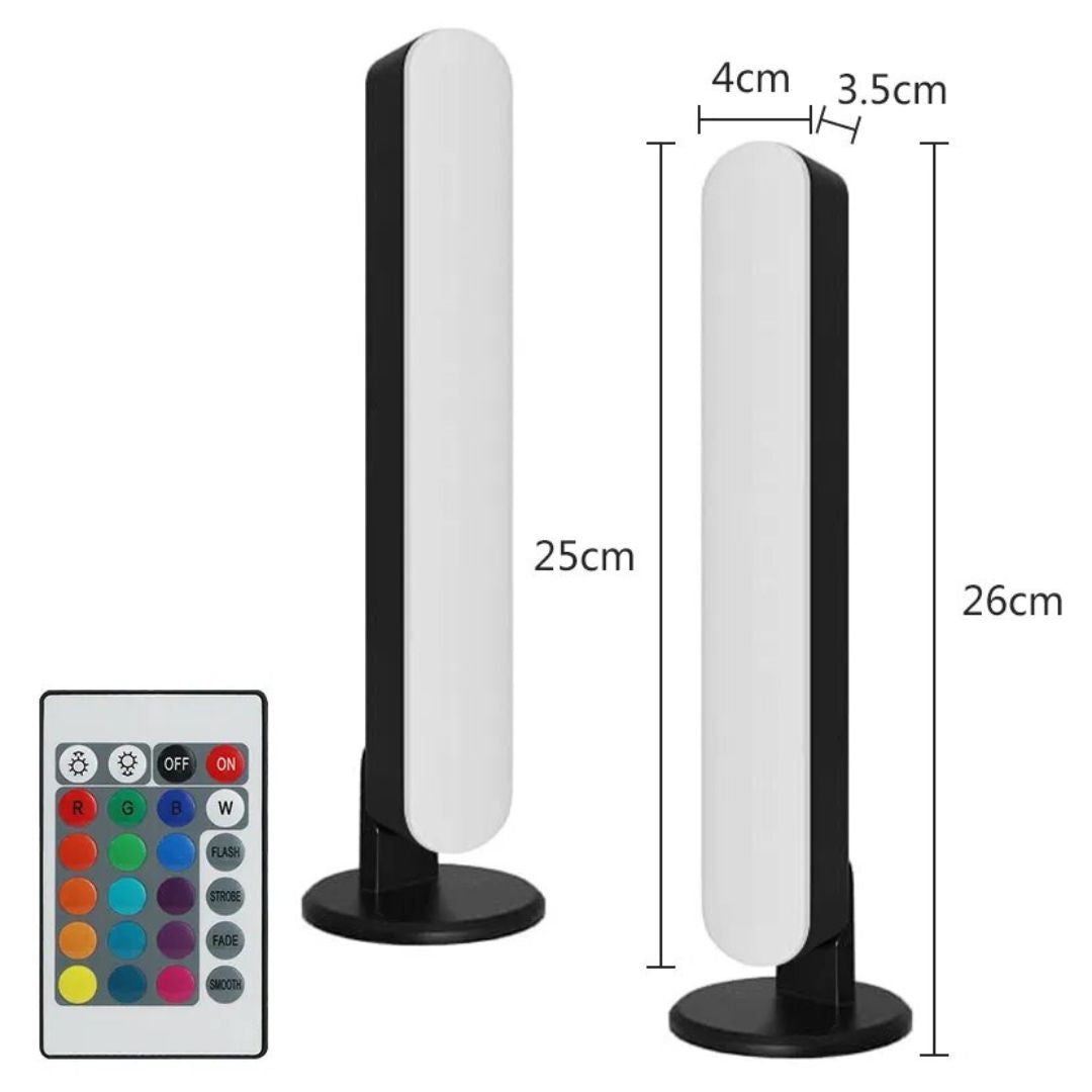 Lampe de Chevet Barre Led avec télécommande