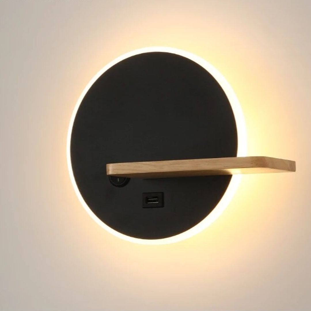 Lampe de Chevet Murale Moderne avec prise usb