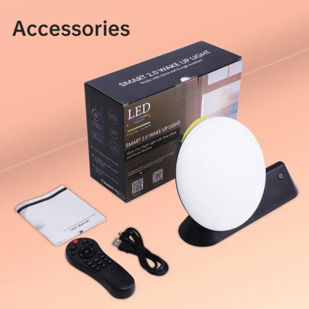 Lampe de Chevet Réveil Connectée