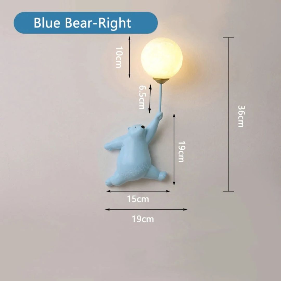 Lampe de Chevet Ours Murale