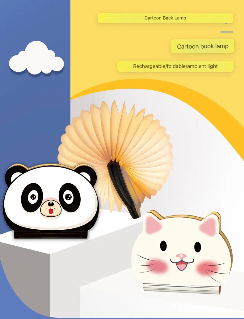 Lampe de chevet livre enfant