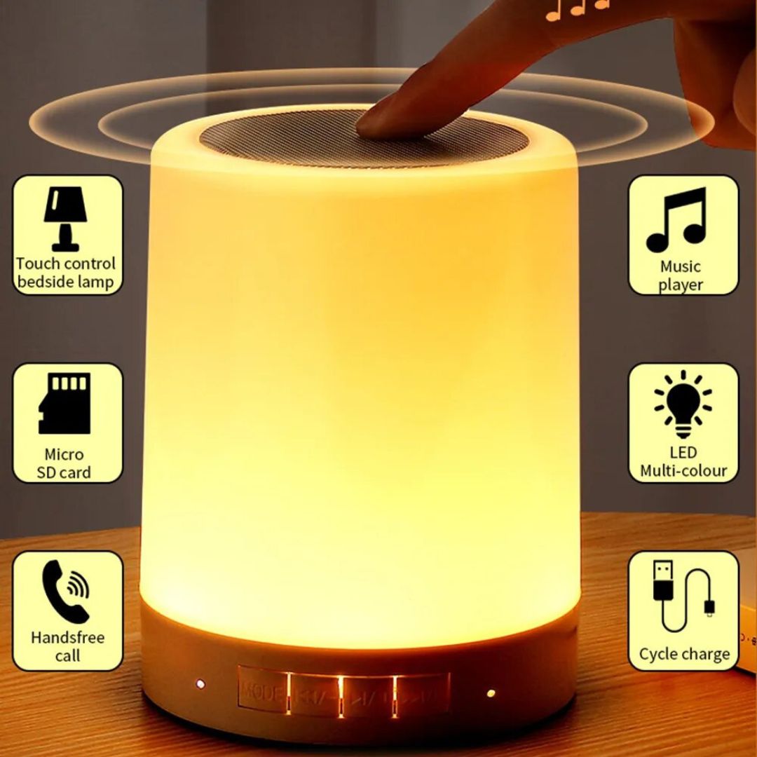 Lampe de chevet sans-fils tactile pratique