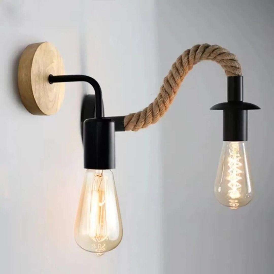 Lampe de chevet rétro industriel