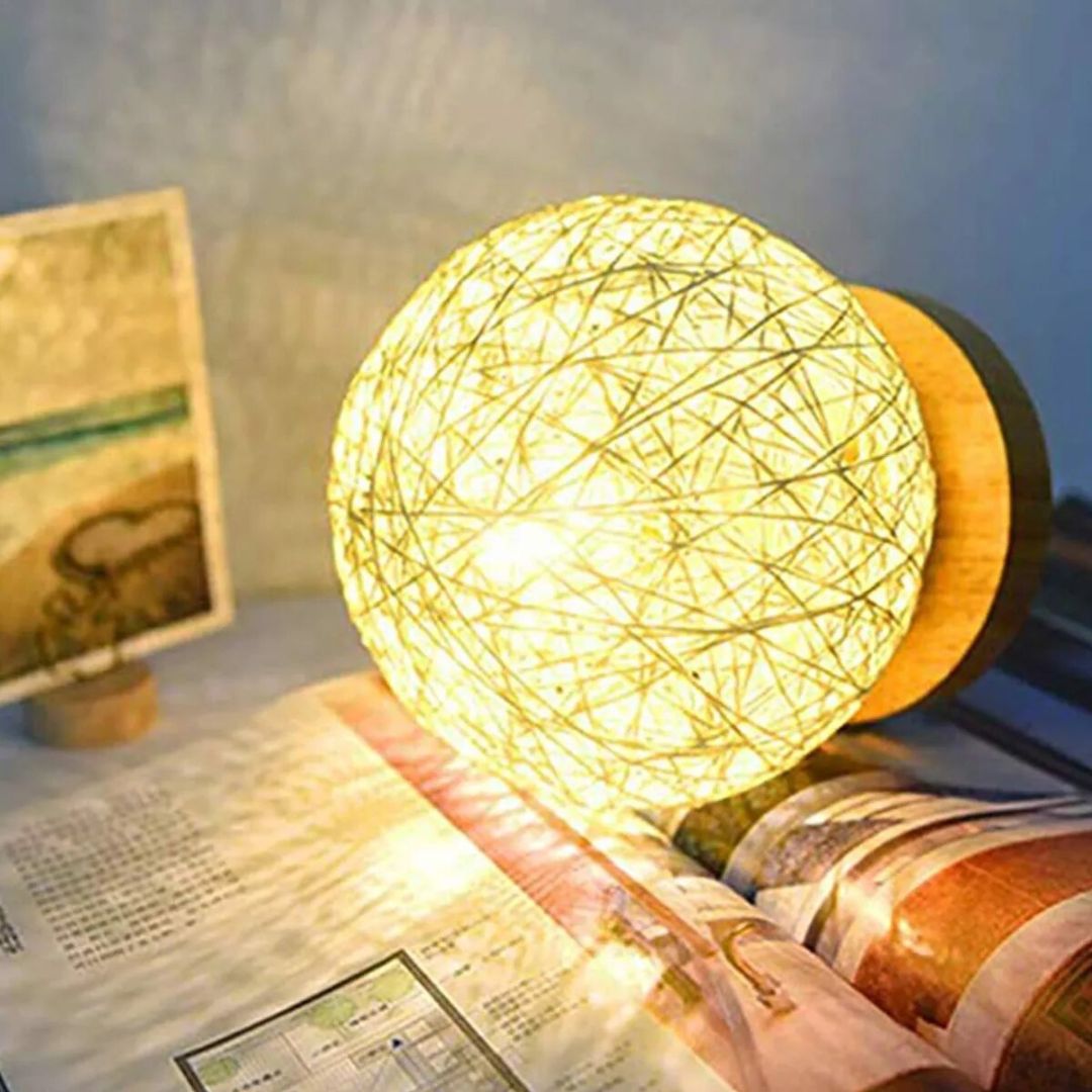 Lampes de Chevet Rotin