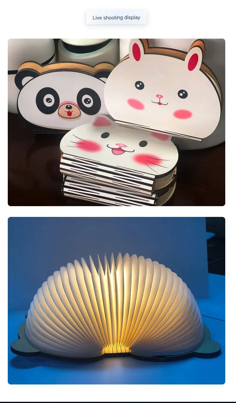Lampe de chevet livre enfant