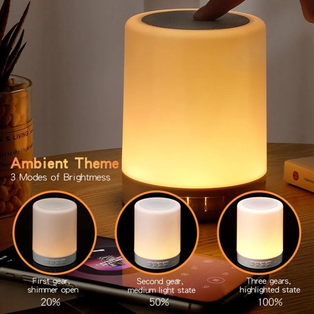Lampe de chevet sans-fils tactile pratique