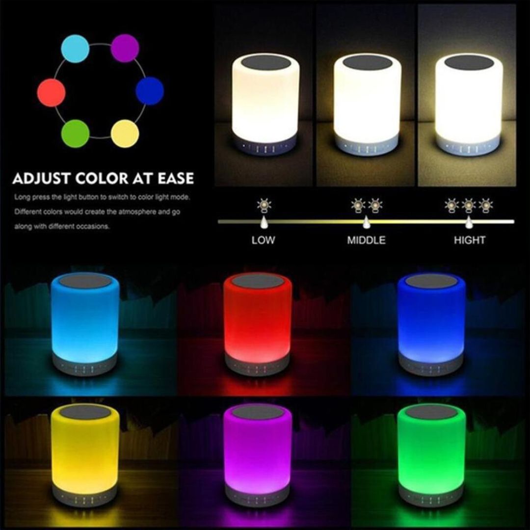 Lampe de chevet sans-fils tactile pratique