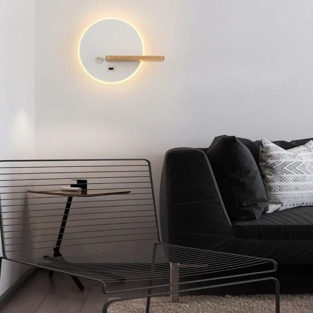 Lampe de Chevet Murale Moderne avec prise usb