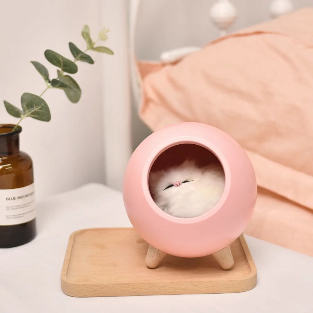 Lampe de Chevet Chaton Bluetooth rechargeable