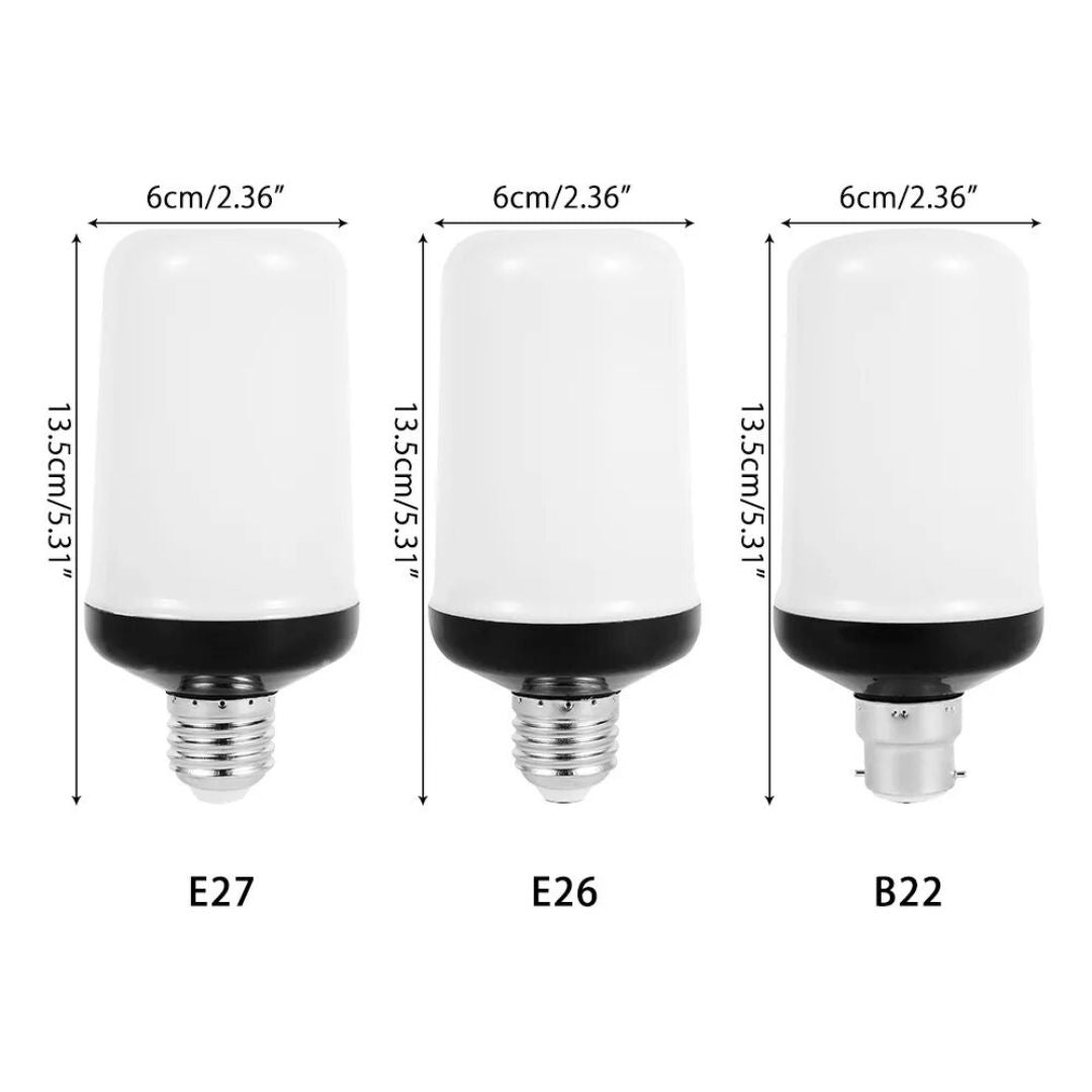 Ampoules Effet de Flamme E27 et E14