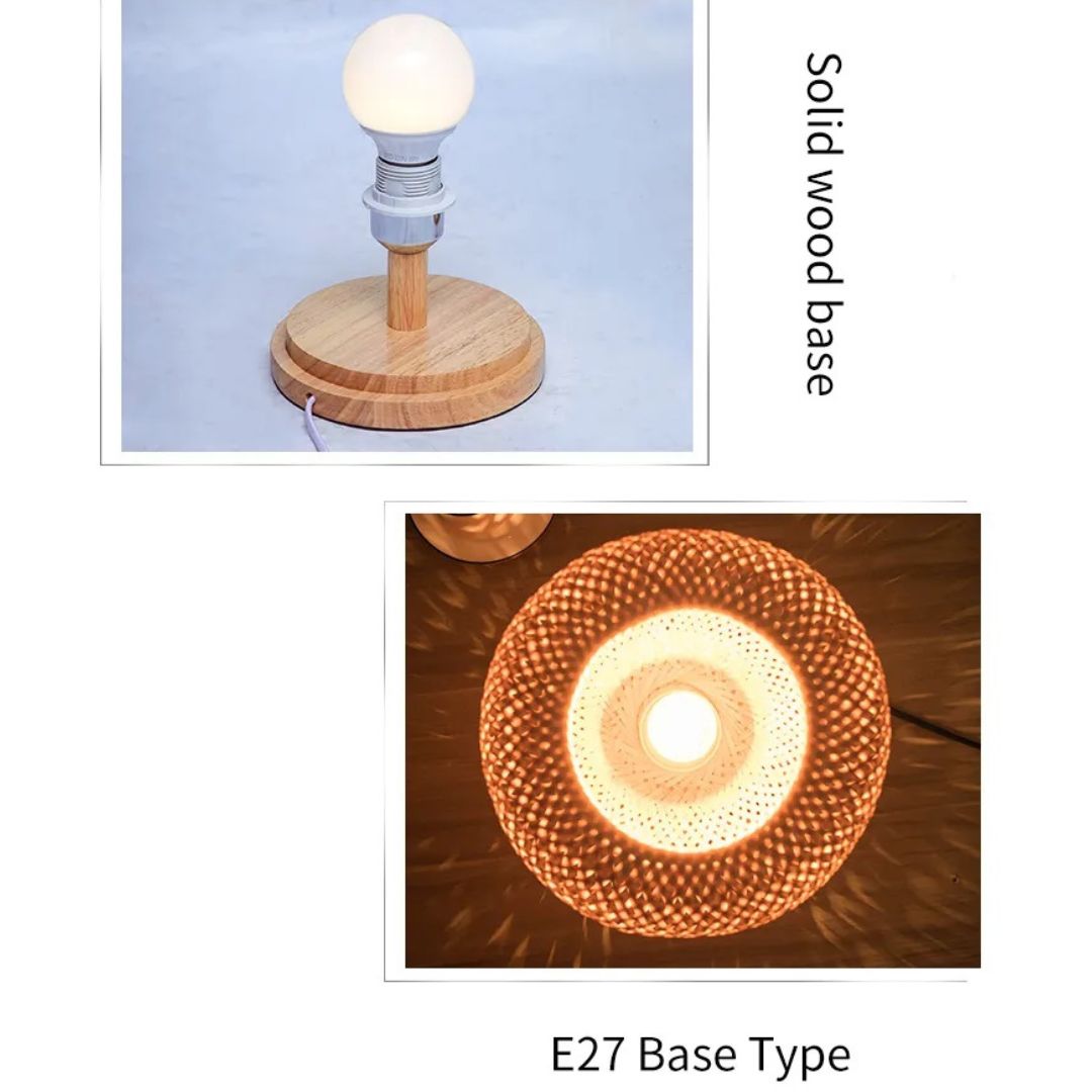 Lampe de Chevet Bambou et Bois petite