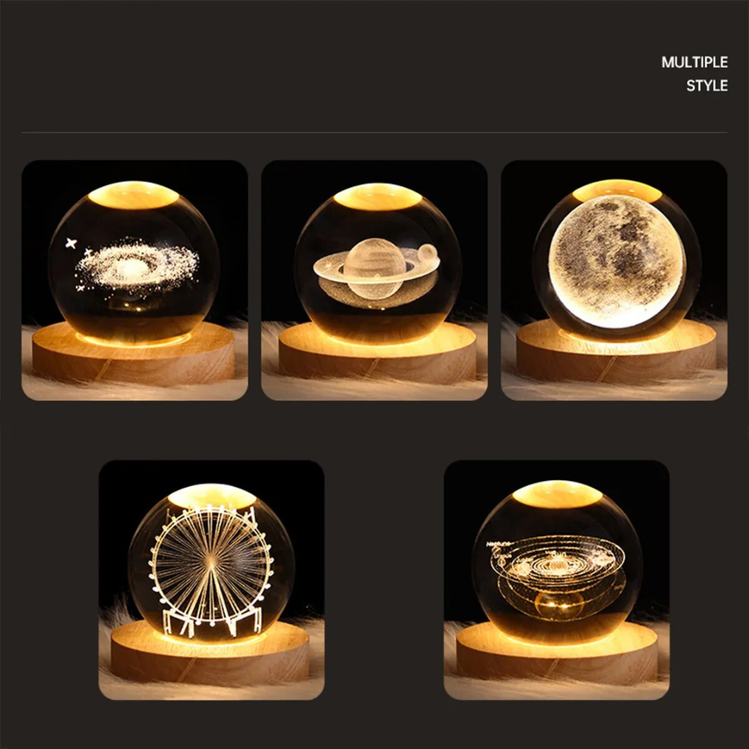 Lampe de chevet Led astronomie planete