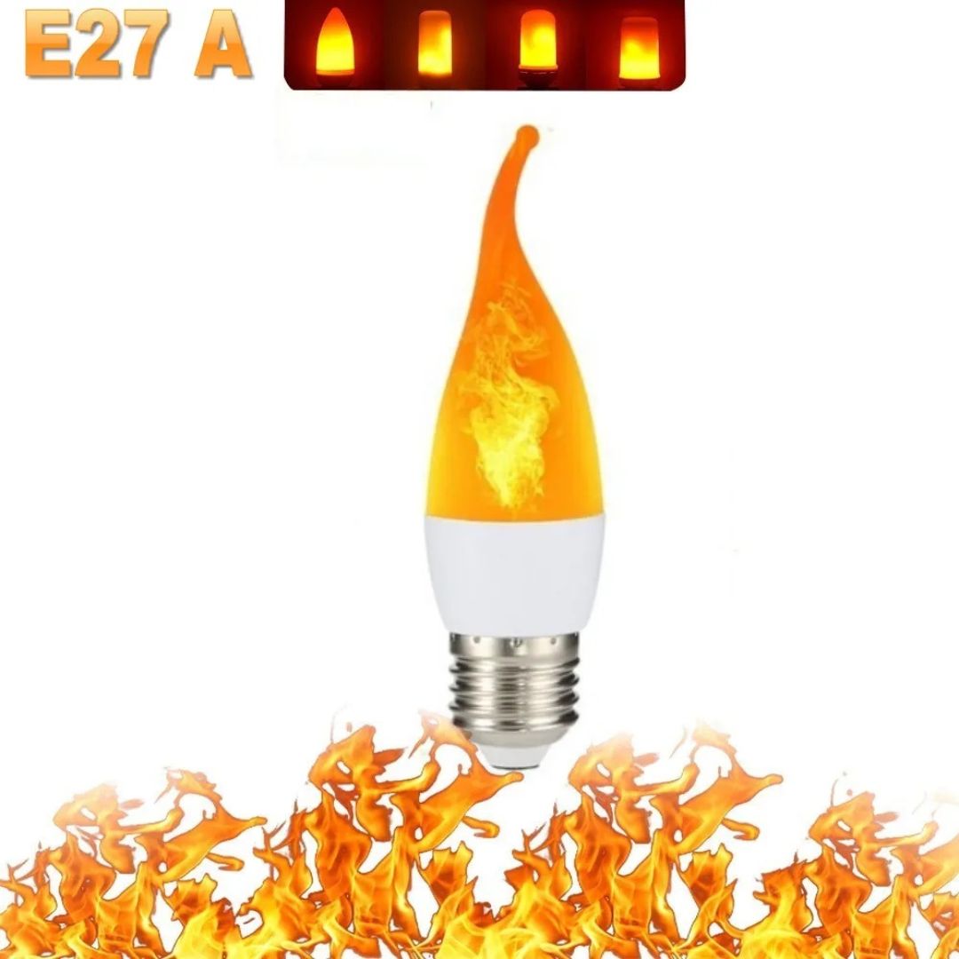 Ampoules Effet de Flamme E27 et E14