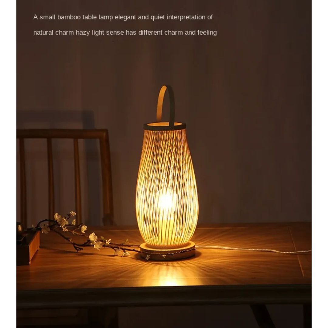 Lampe de Chevet Bambou et Bois