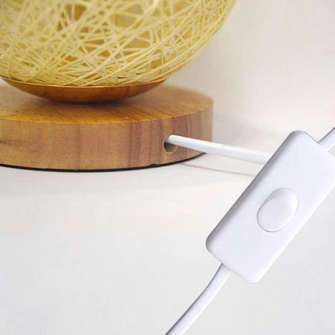 Lampes de Chevet Rotin