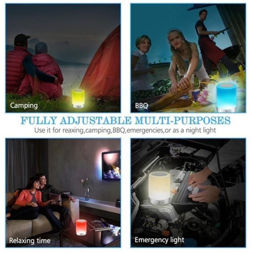 Lampe de chevet sans-fils tactile pratique