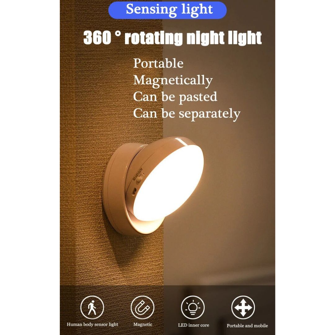 Lampe de Chevet avec Détecteur de Mouvement