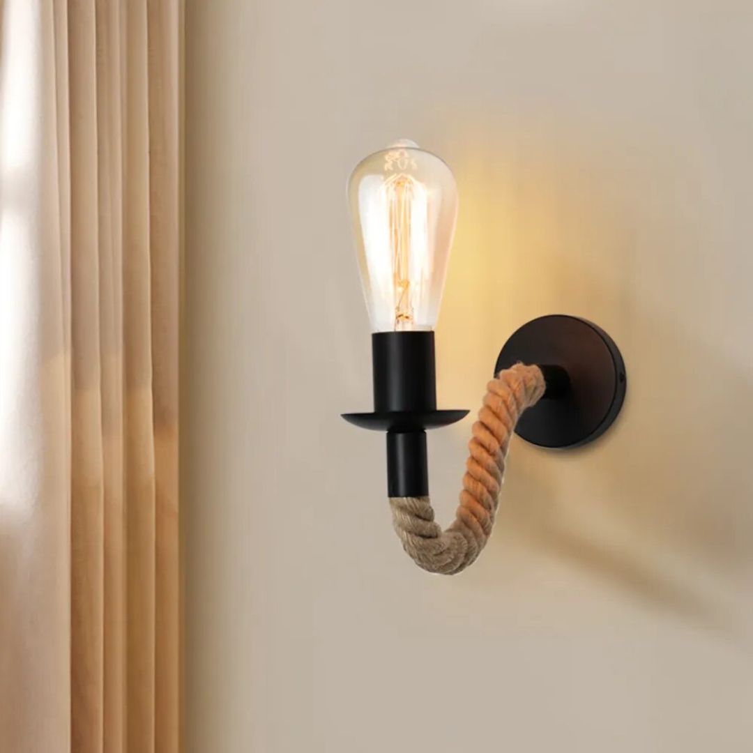 Lampe de chevet rétro industriel