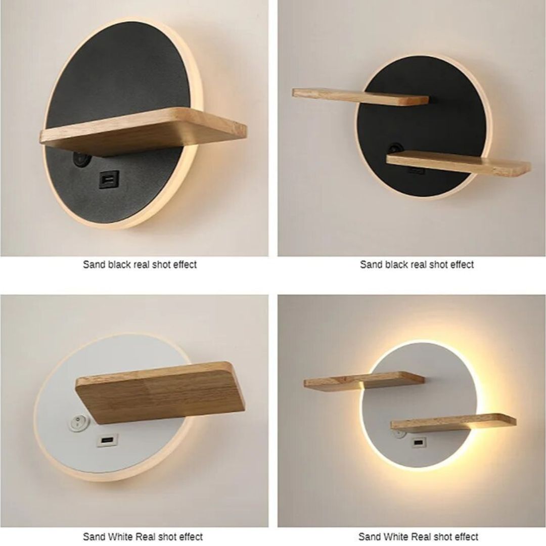 Lampe de Chevet Murale Moderne avec prise usb