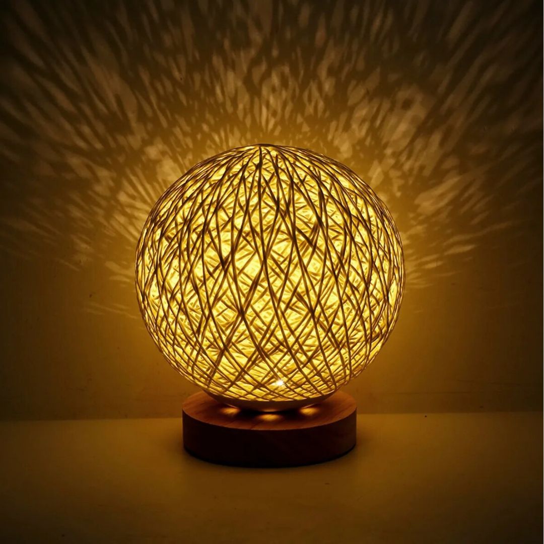 Lampes de Chevet Rotin