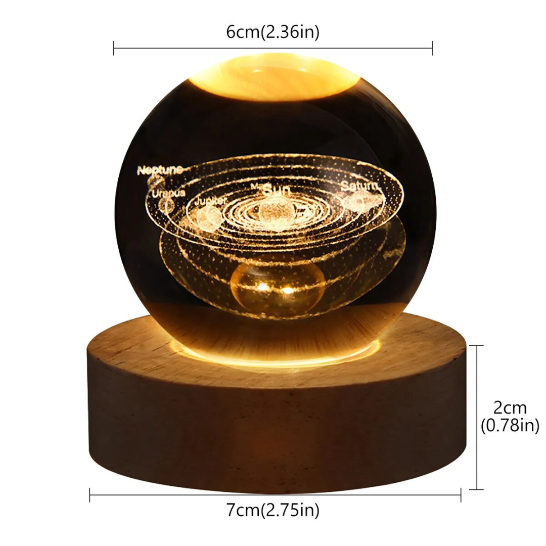 Lampe de chevet Led astronomie Etoile