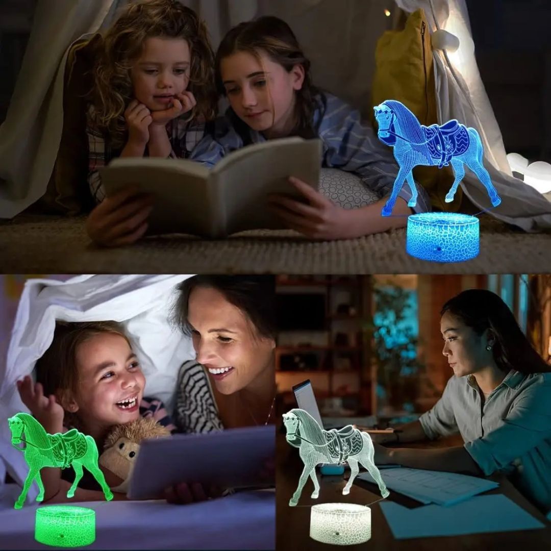 Lampe de Chevet Originale Cheval