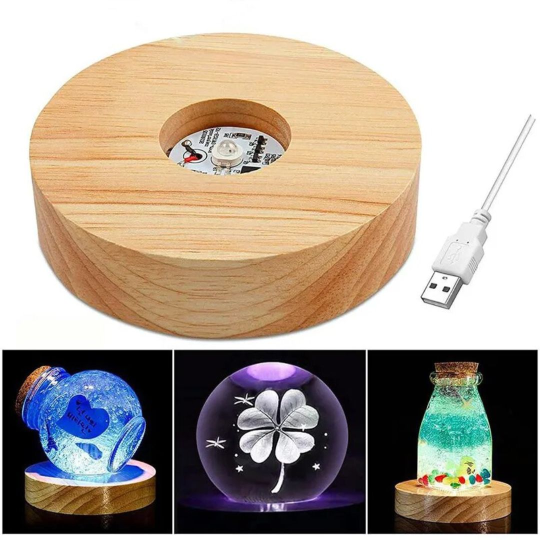 Base de Lampe de chevet ronde Led Original