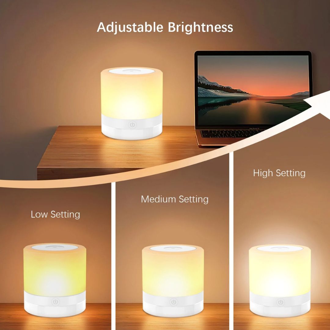 Lampe de chevet sans-fils tactile