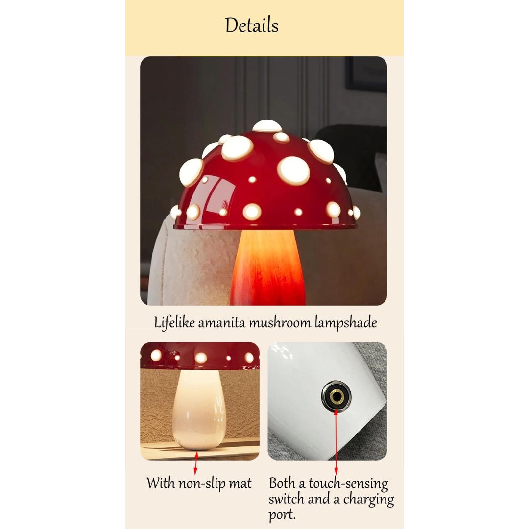 Lampe de Chevet Champignon chic