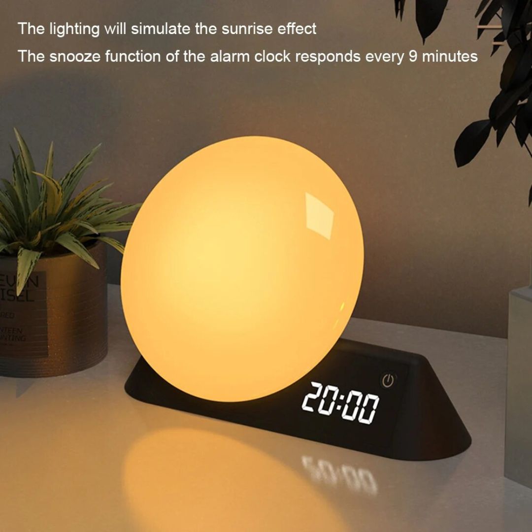 Lampe de Chevet Réveil Connectée