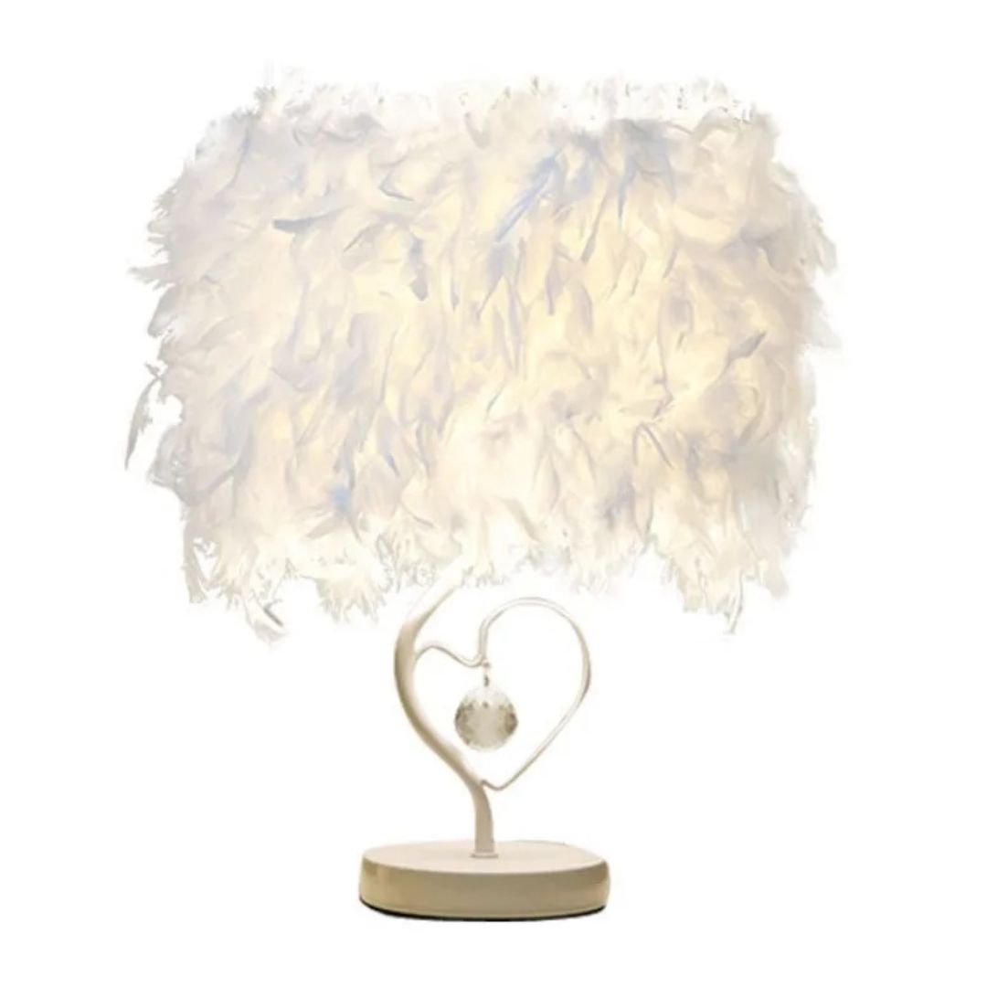 Lampe de Chevet en Plumes