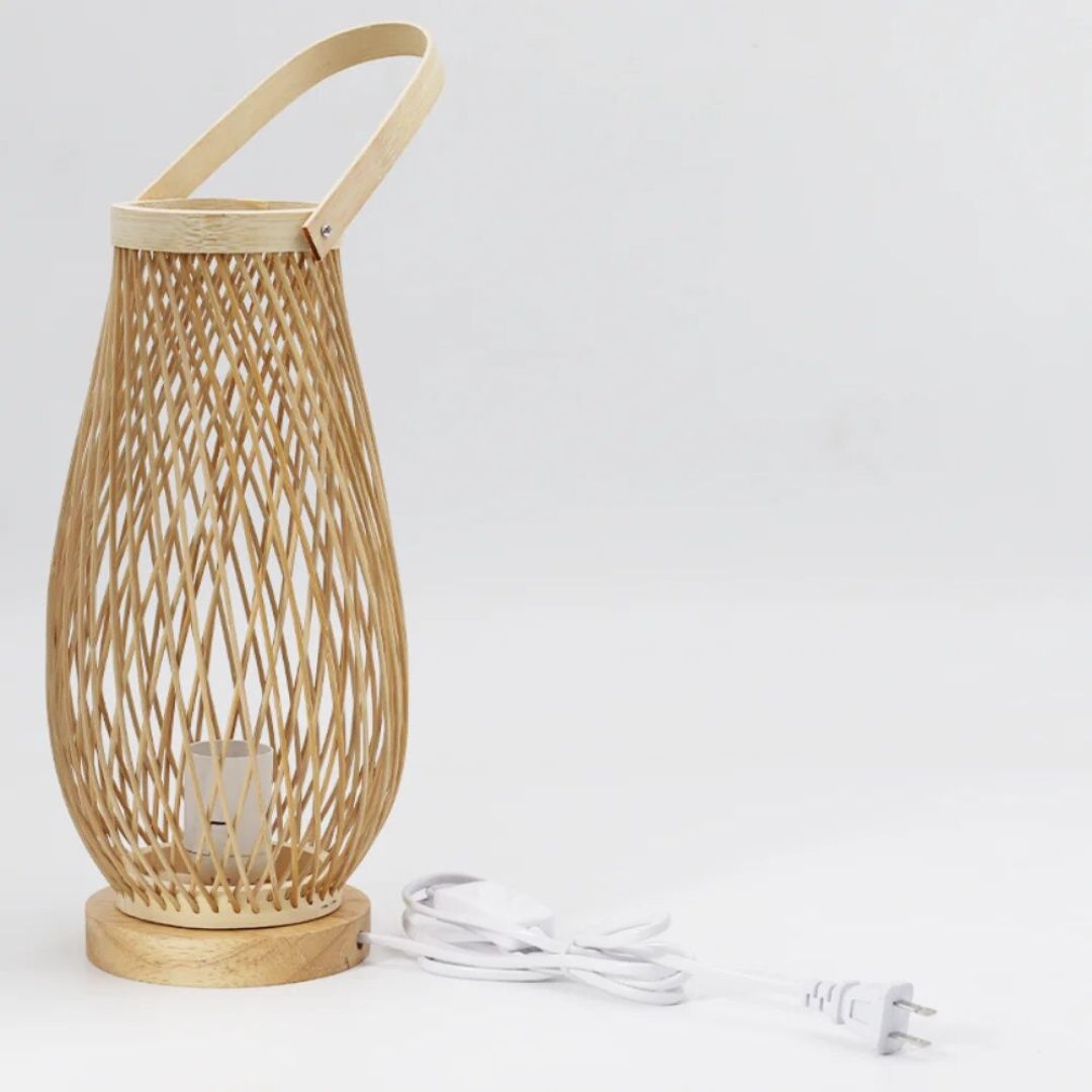 Lampe de Chevet Bambou et Bois