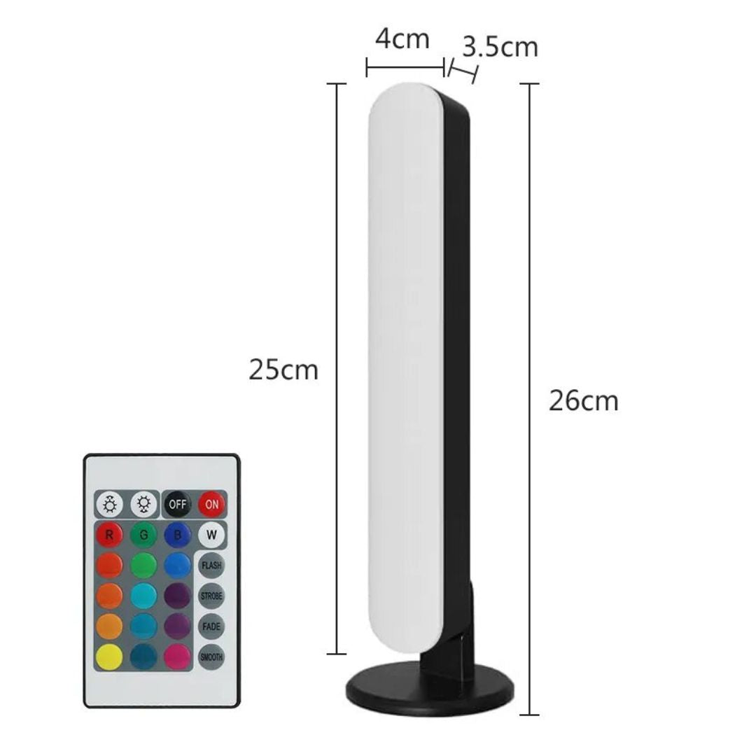 Lampe de Chevet Barre Led avec télécommande