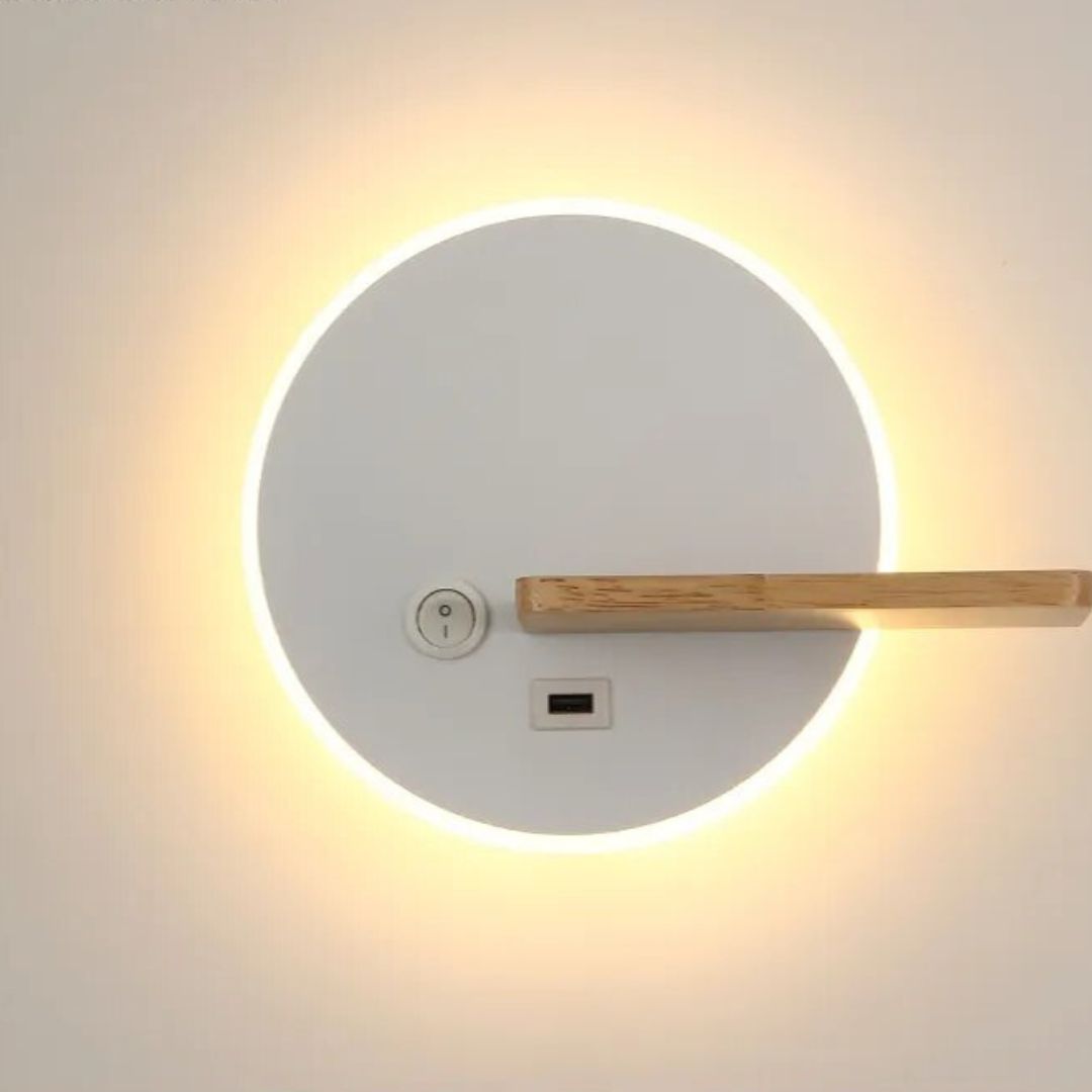 Lampe de Chevet Murale Moderne avec prise usb