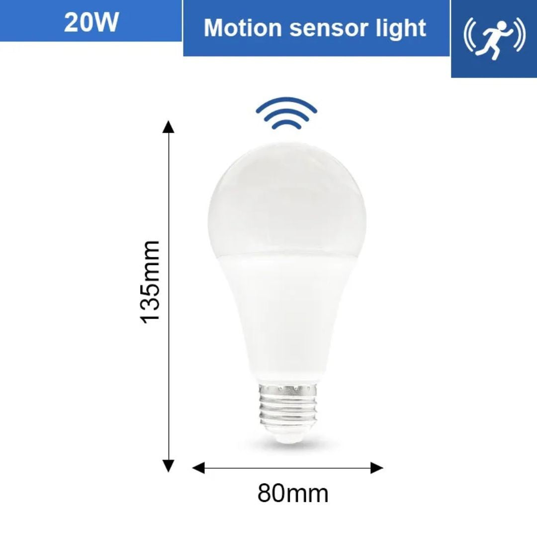 Ampoule Radar E27 à Détection de Mouvement