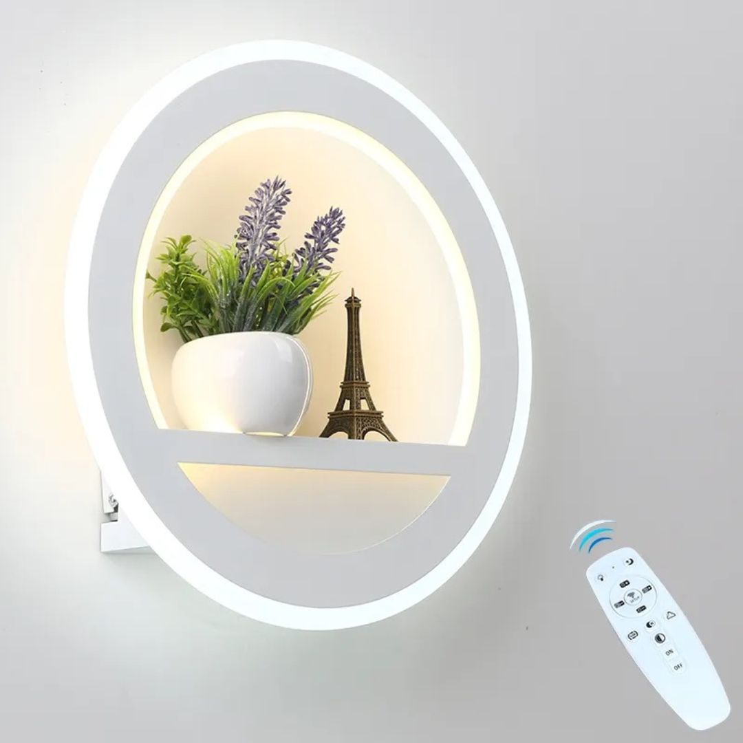 Lampe de Chevet Murale Moderne avec Télécommande