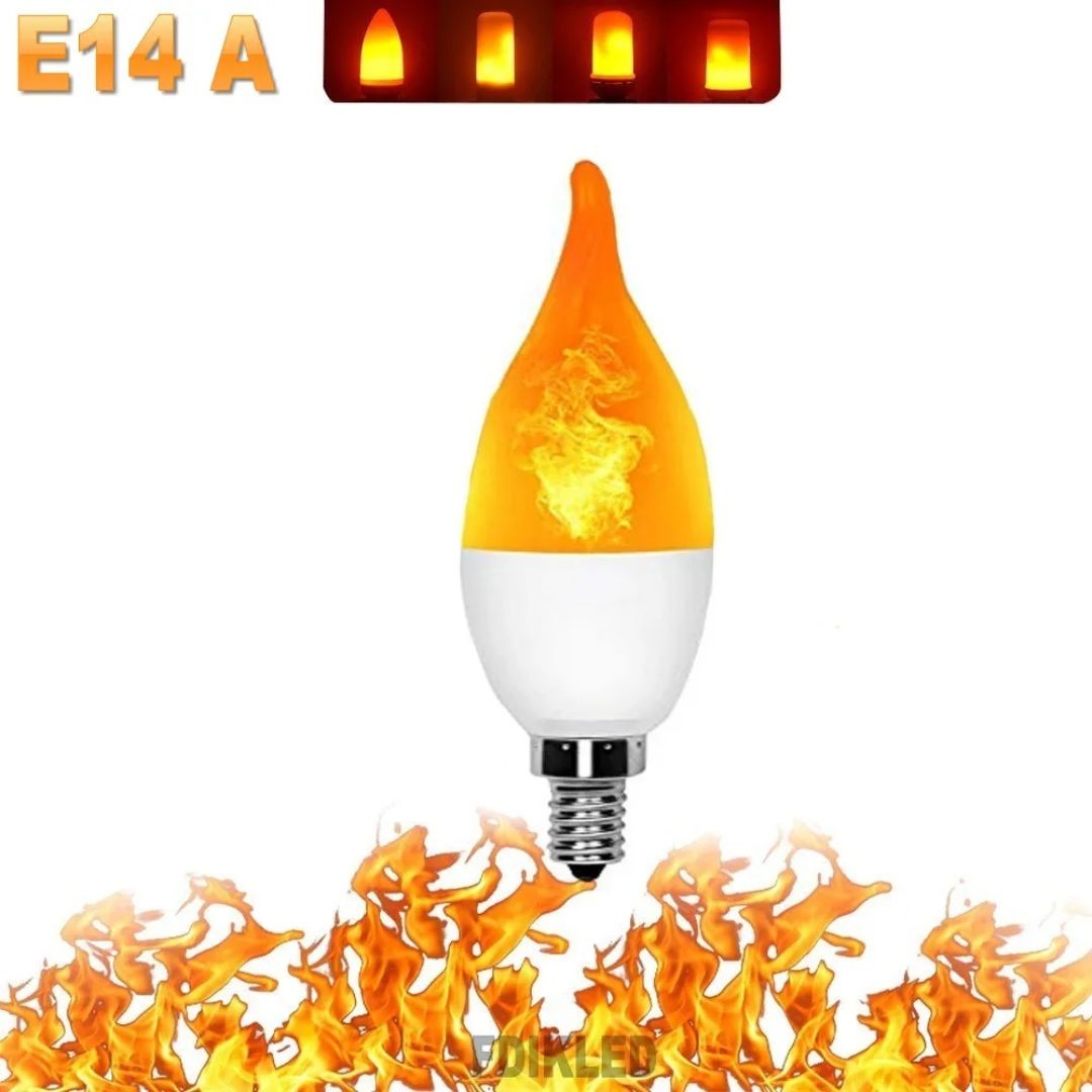 Ampoules Effet de Flamme E27 et E14