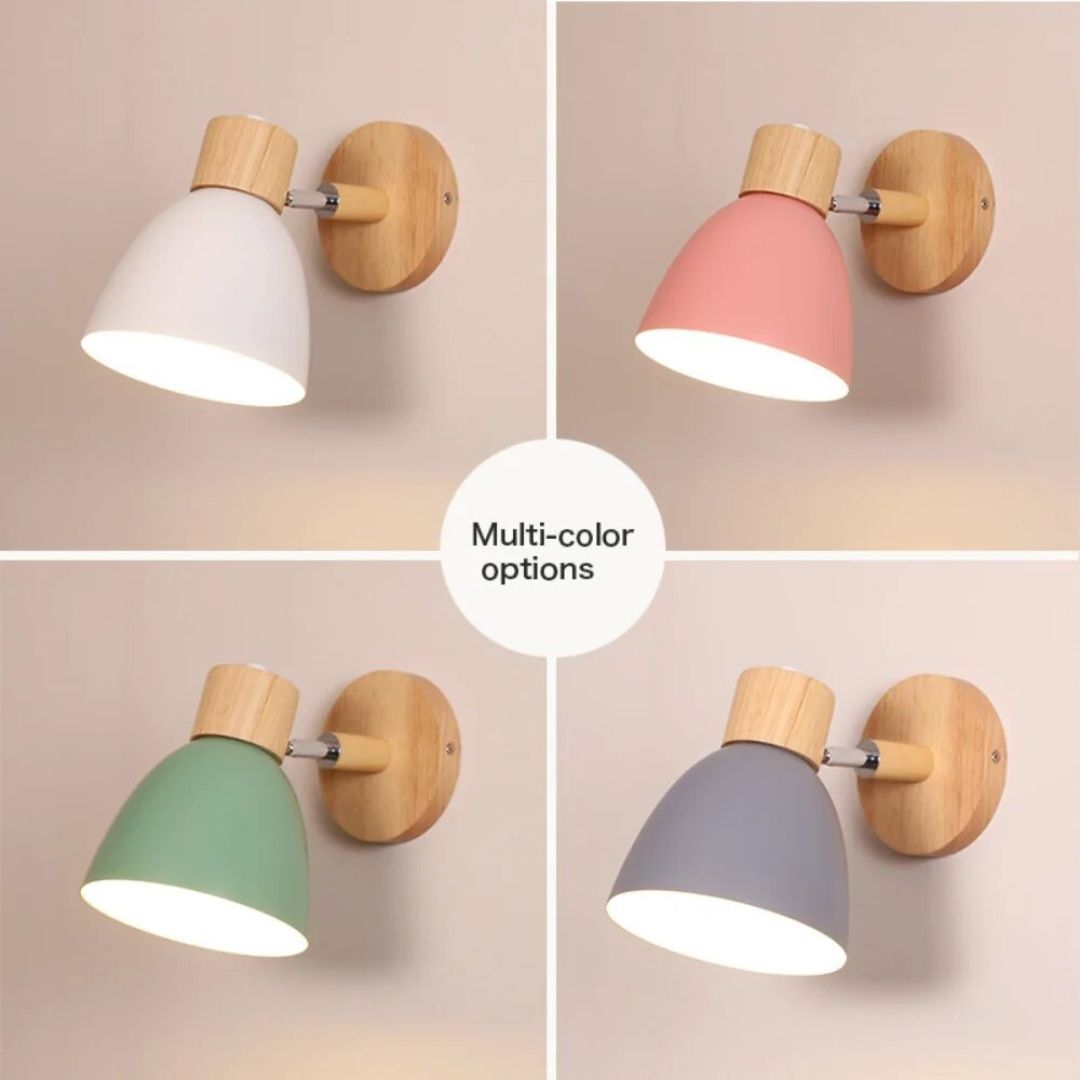 Lampe de Chevet vintage Murale Bleu