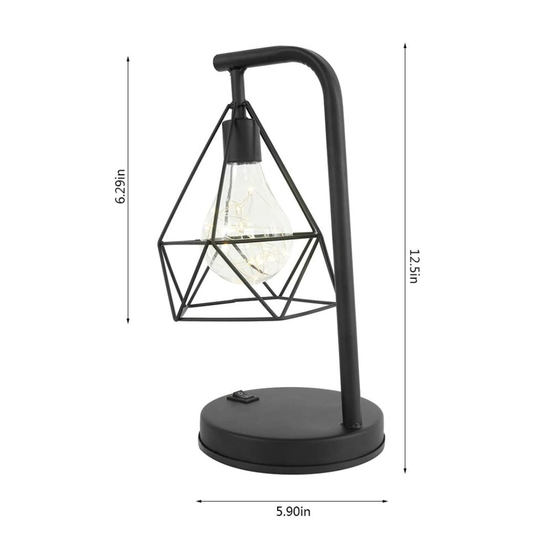 Lampe de Chevet LED Rétro à piles