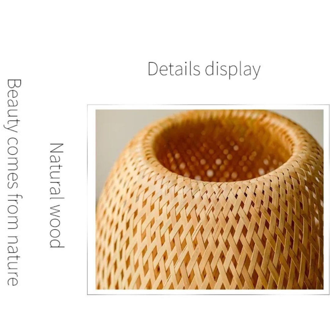 Lampe de Chevet Bambou et Bois petite