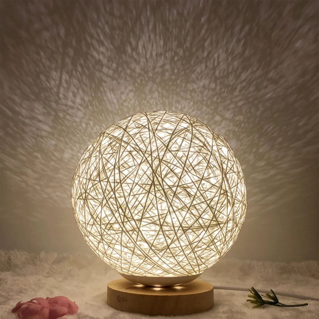 Lampes de Chevet Rotin