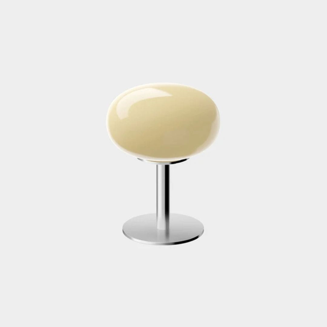Lampe de Chevet USB avec Abat-Jour en Verre