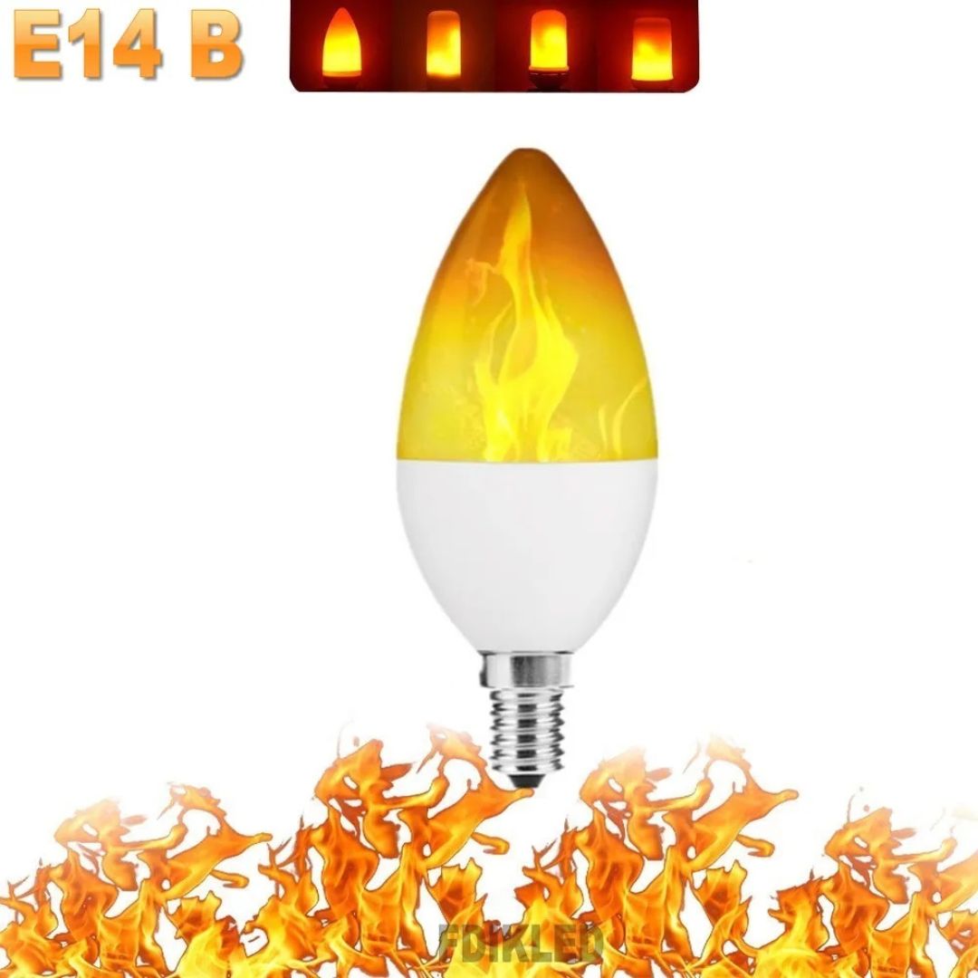 Ampoules Effet de Flamme E27 et E14