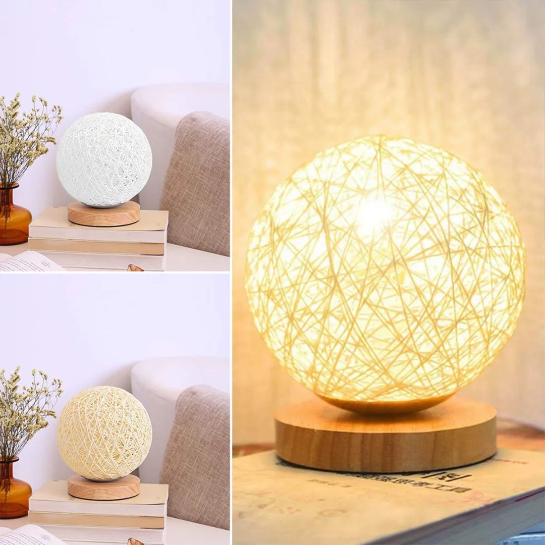 Lampes de Chevet Rotin