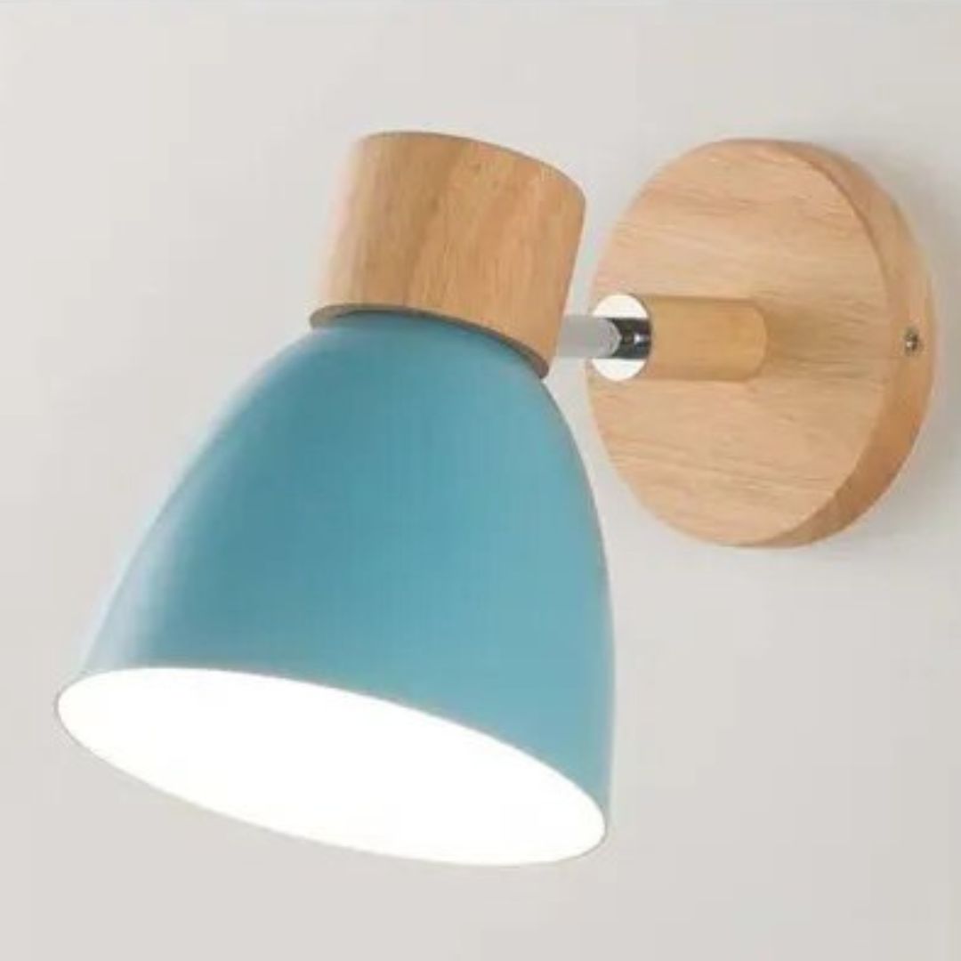 Lampe de Chevet vintage Murale Bleu