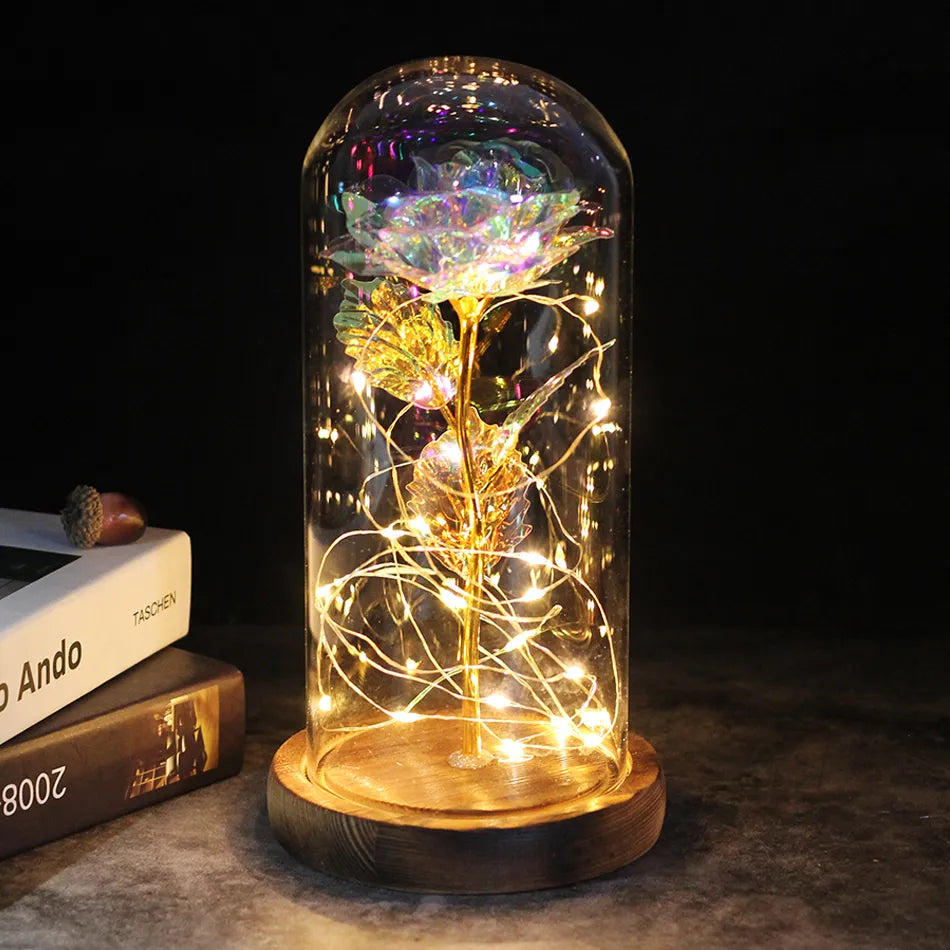Lampe de chevet romantique rose eternel originale