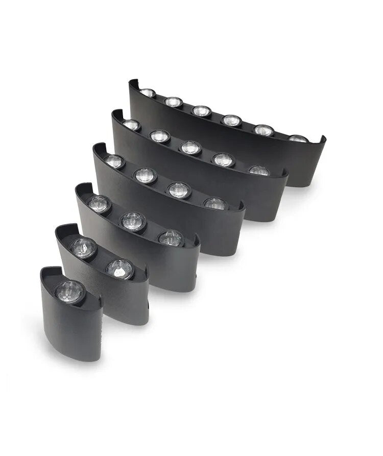 Lampe de chevet Led moderne murale curved