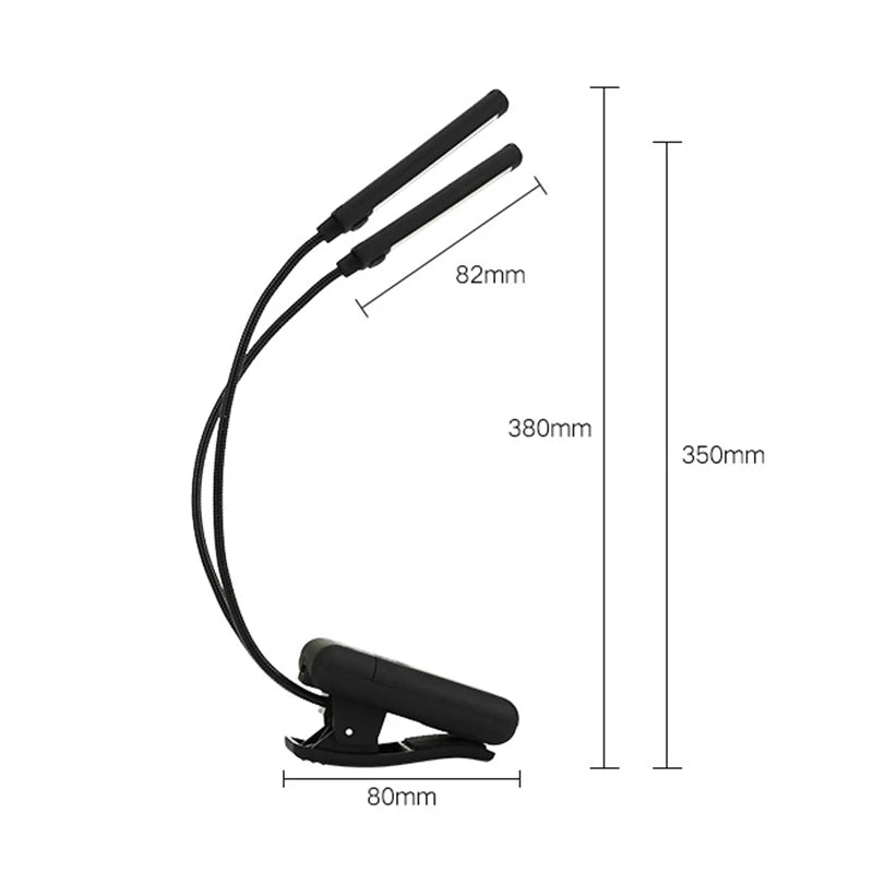 Lampe de Chevet Pince Rechargeable