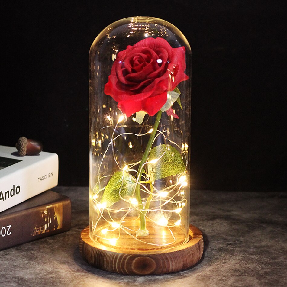 Lampe de chevet romantique rose eternel originale