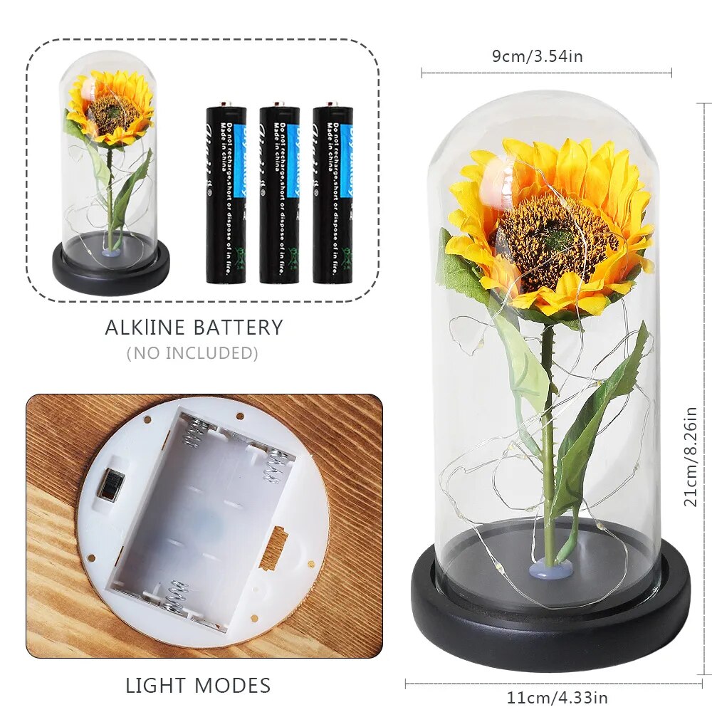 Lampe de Chevet Tournesol Éternel